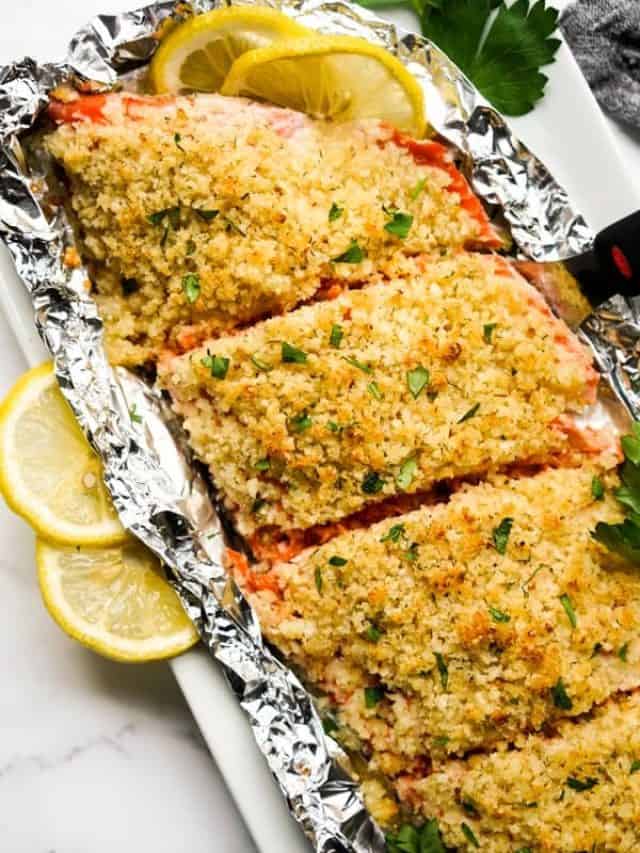 Panko Crusted Salmon