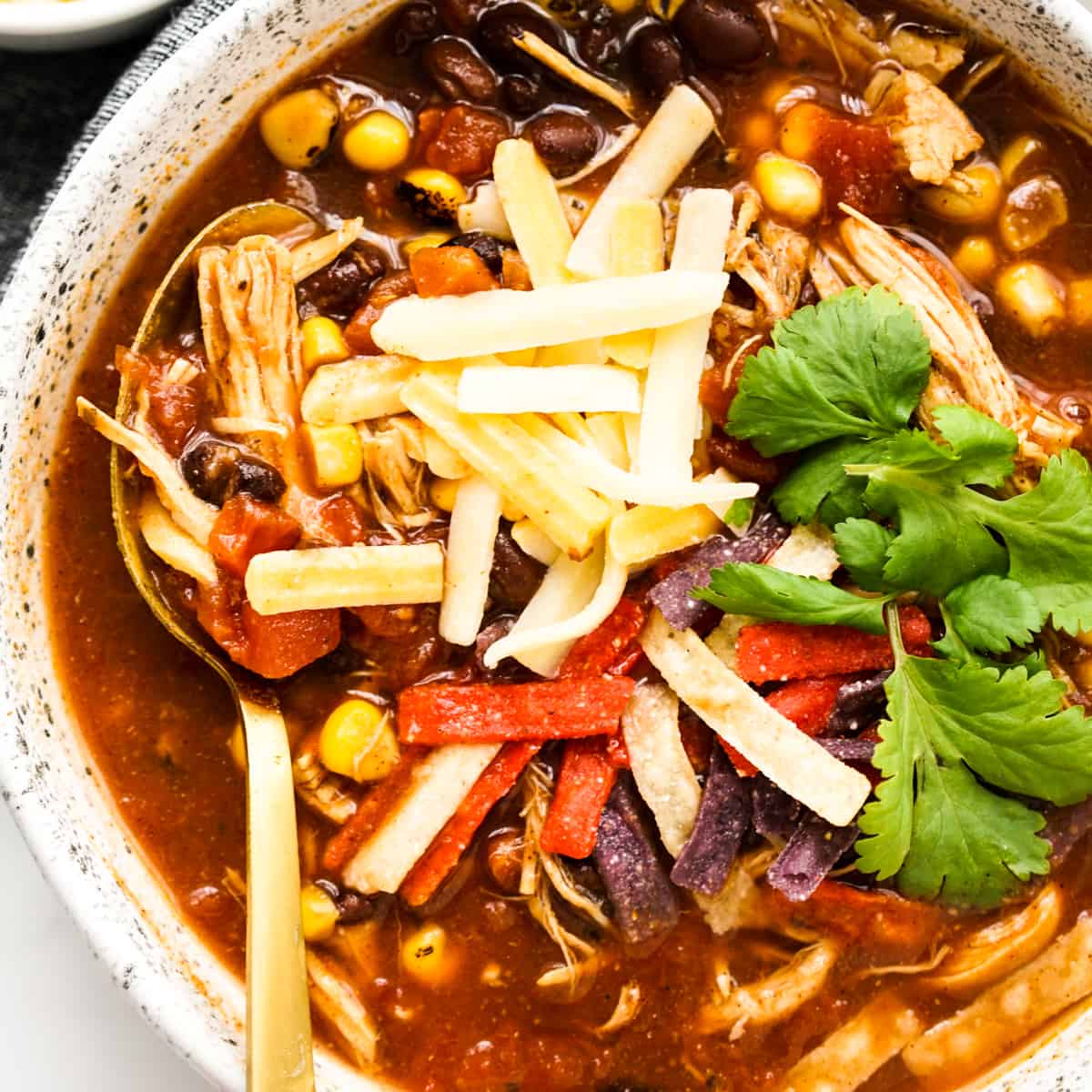 Slow Cooker Chicken Taco Soup