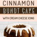 cinnamon bundt cake pin