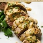 Pork tenderloin with gravy pin