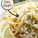 Lemon Garlic Parmesan Pasta Pin