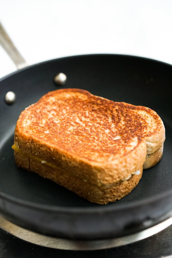 Tuna Melt on skillet