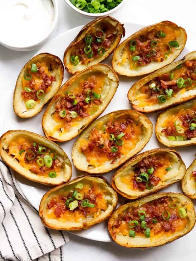 Crispy Baked Potato Skins