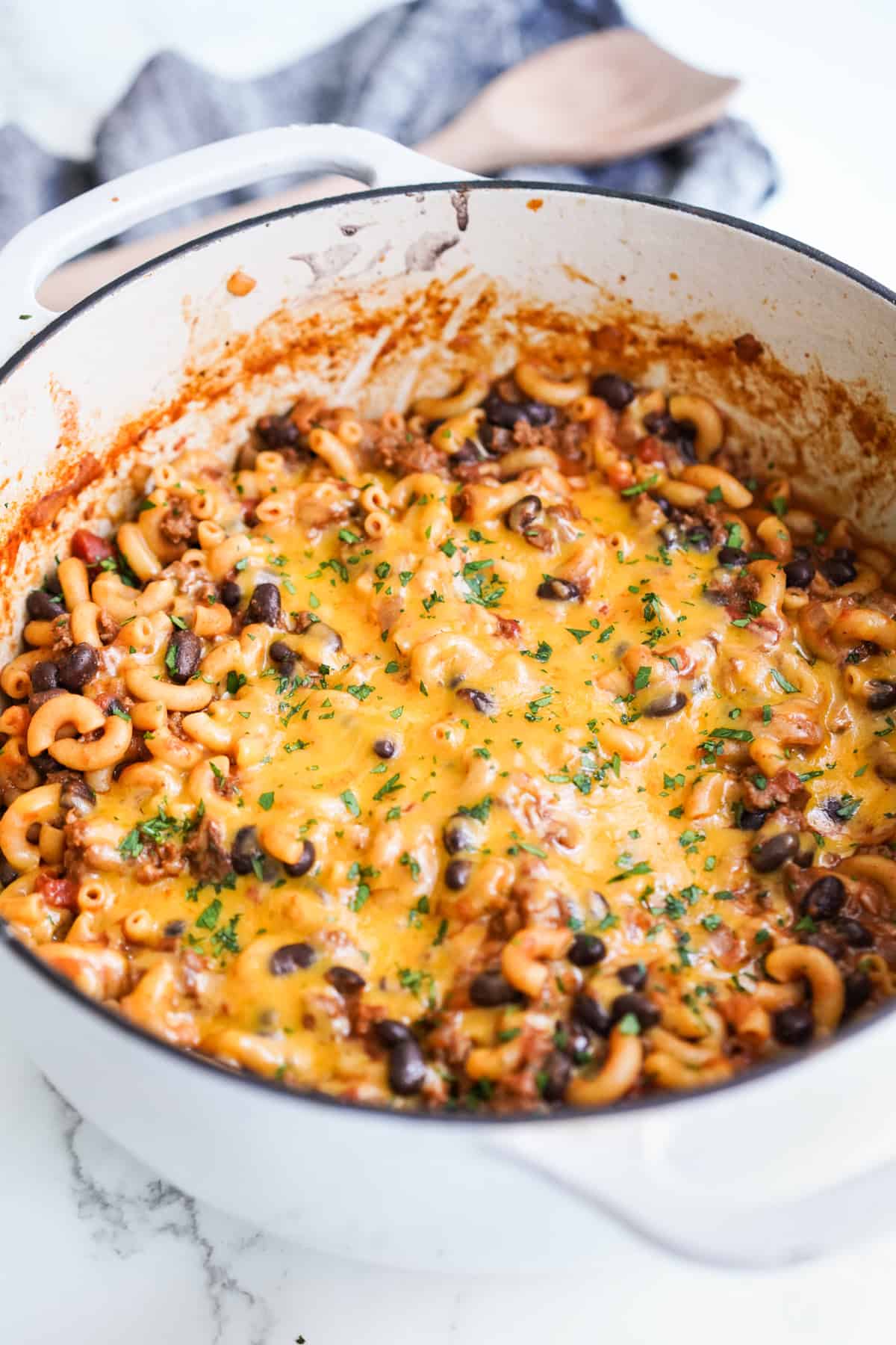 Chili Mac and Cheese (EASY One-Pot Meal!) - Joyous Apron