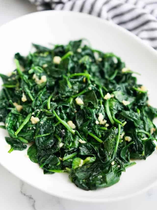 Garlic Sautéed Spinach