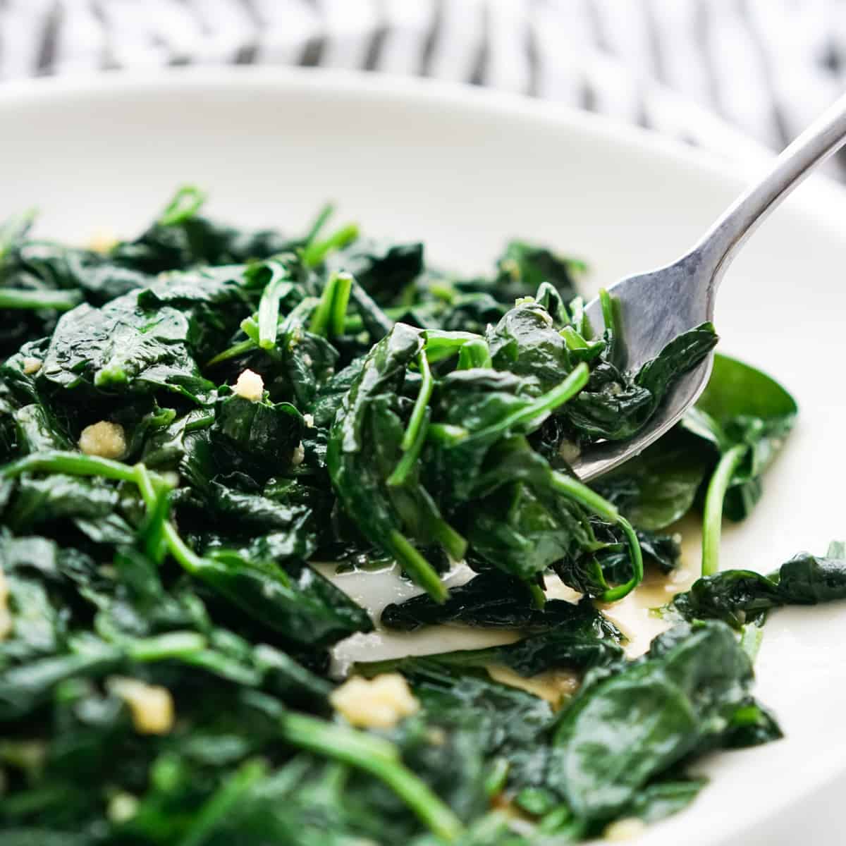 Garlic Sautéed Spinach