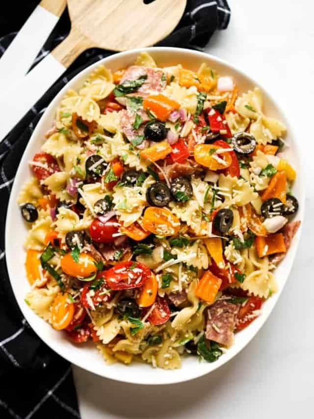 Italian Bow Tie Pasta Salad