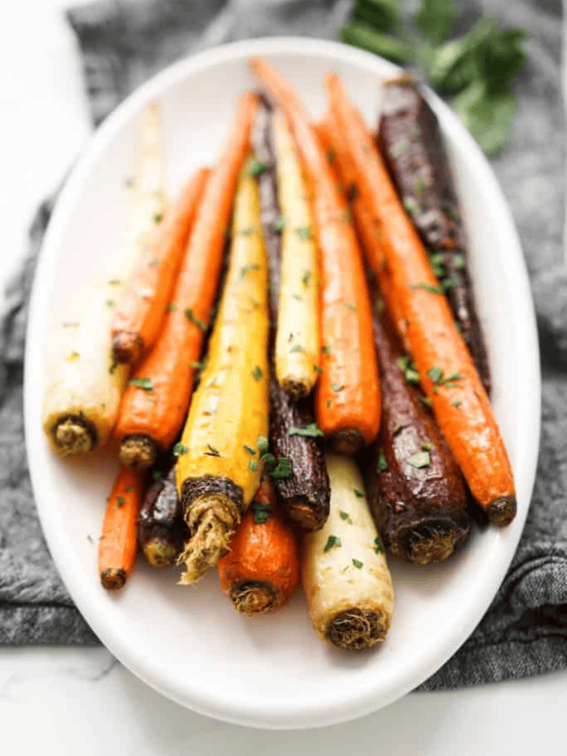 Roasted Whole Carrots