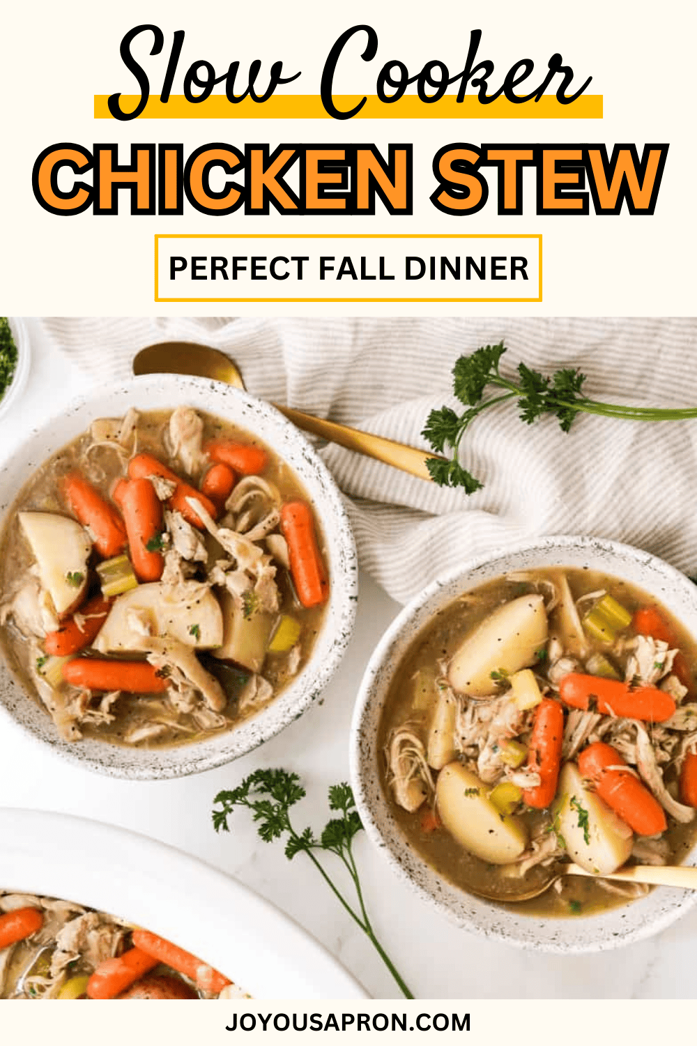 Slow Cooker Chicken Stew Joyous Apron