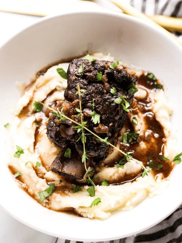 Red Wine Braised Short Ribs - Joyous Apron