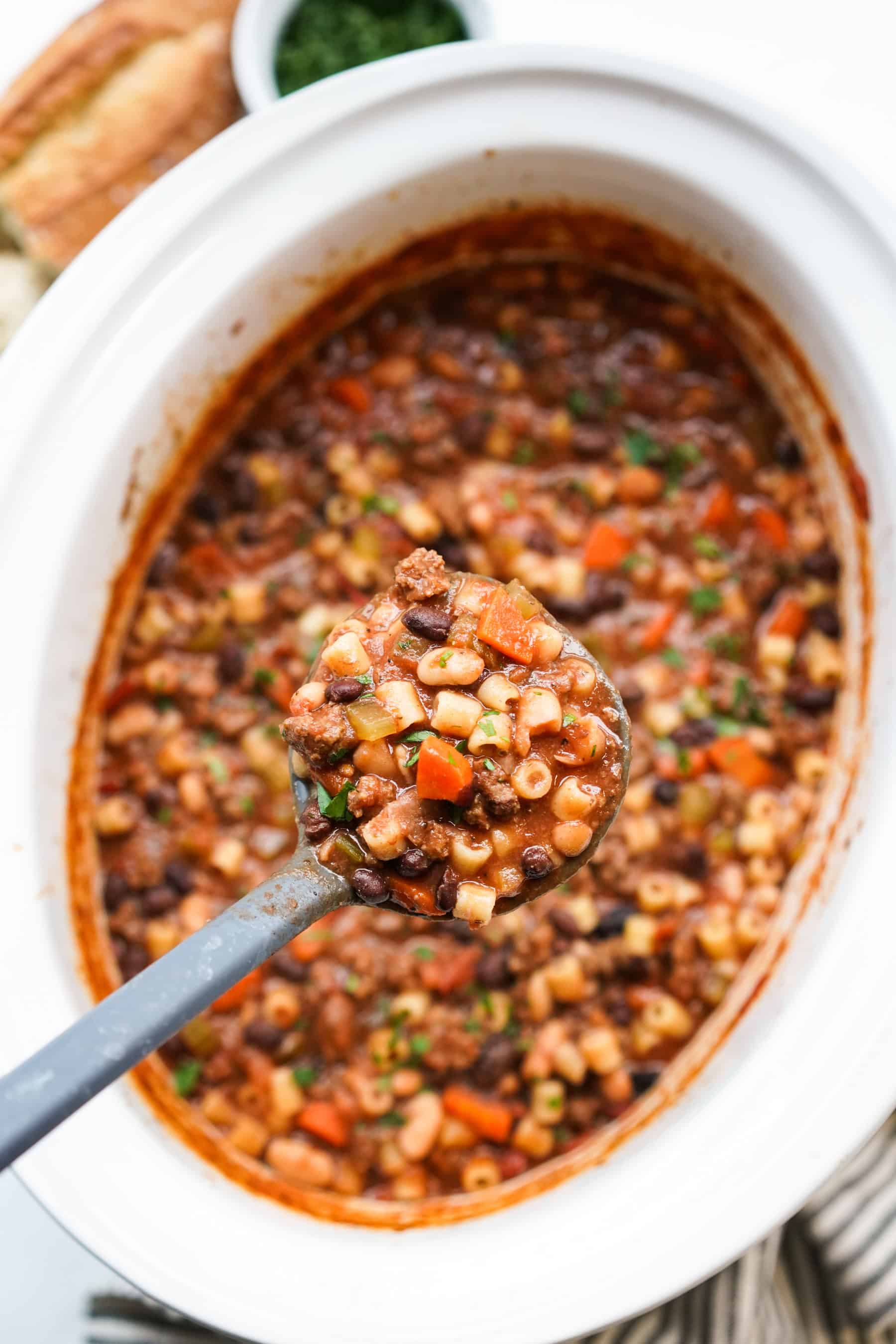 Photo inspiration: Gallery Detail: Slow Cooker Pasta Fagioli Italian Pasta And Bean Soup