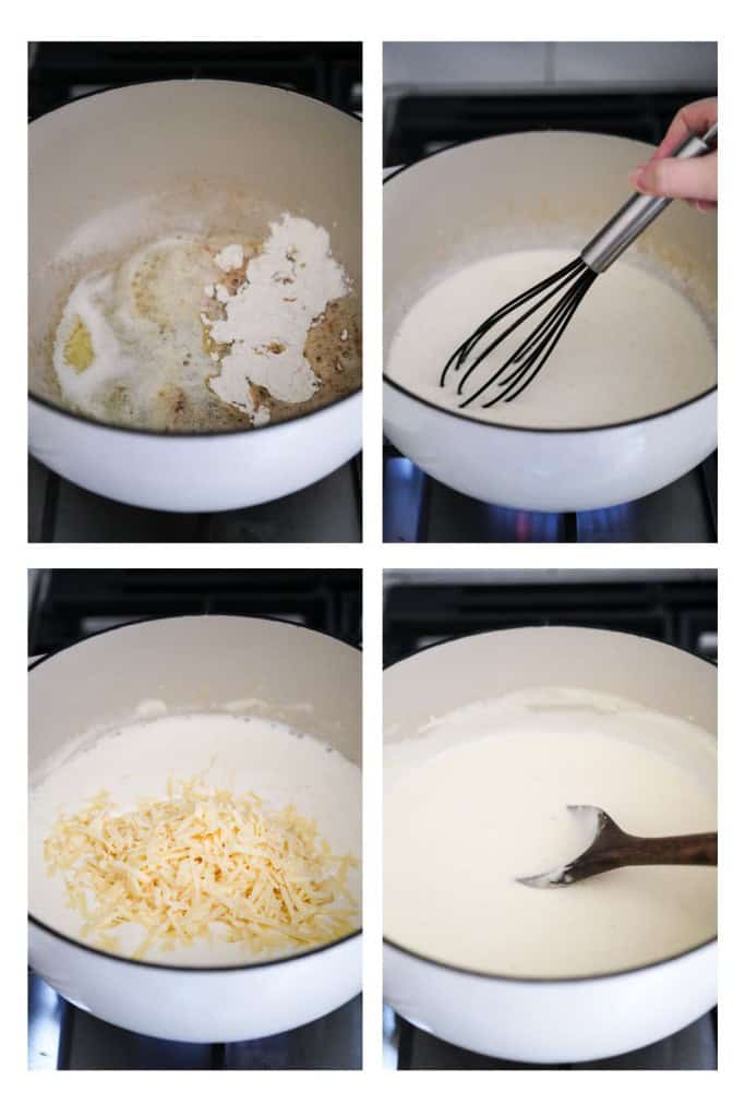 CHeese sauce making process 